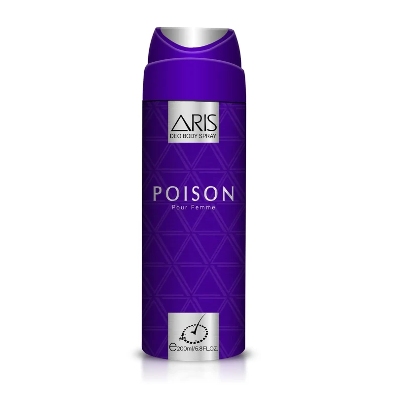 Aris Deodorant Body Spray Women Poison 200ML