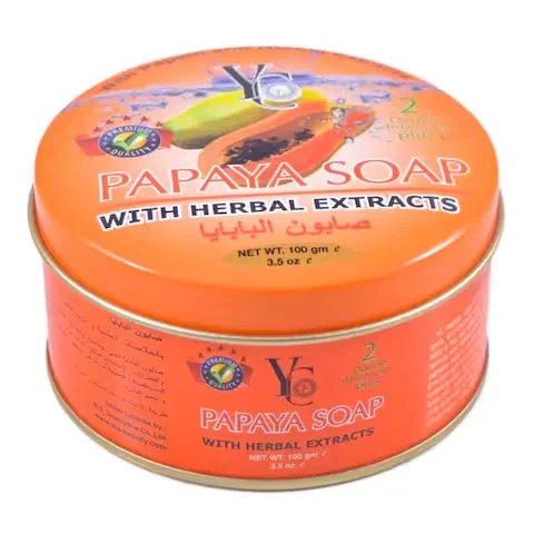 Yc Soap Tin Papaya 100G