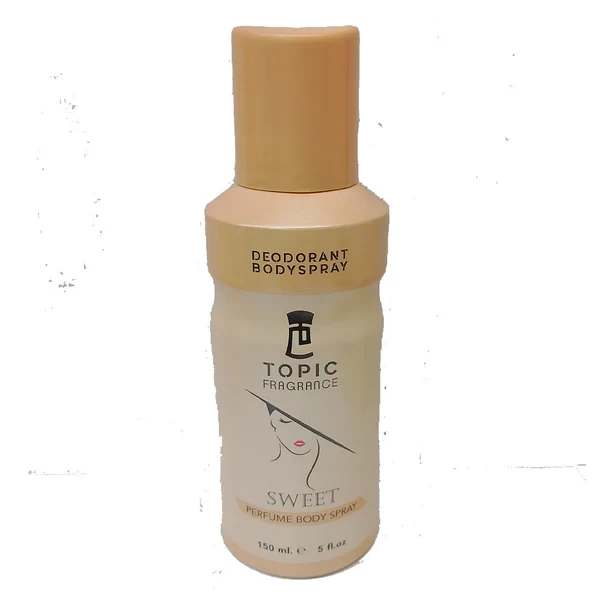 Topic Fragrances Deodorant body Spray Sweet 150Ml