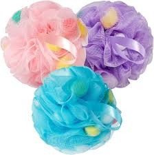 Body Bath Puff  Soft Twilight Three Shade