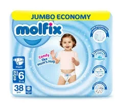 Molfix Baby Diapers XXL-6 38P