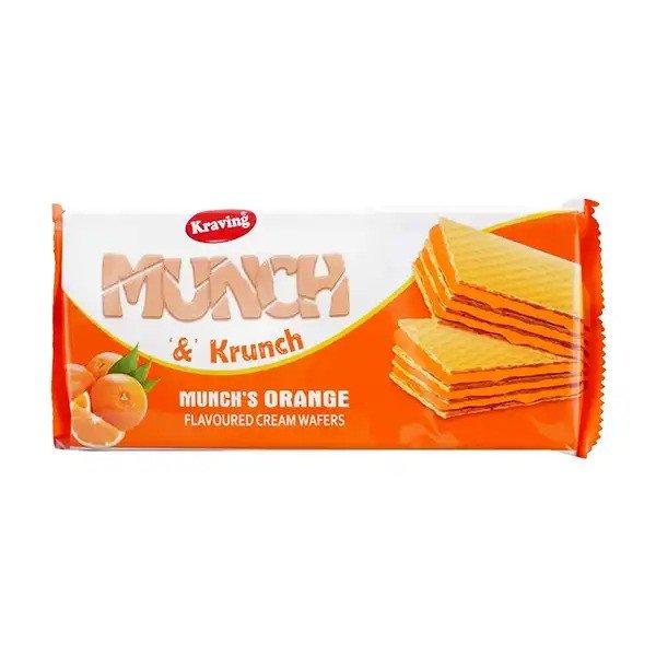 Kraving Wafers Munch Orange 150G