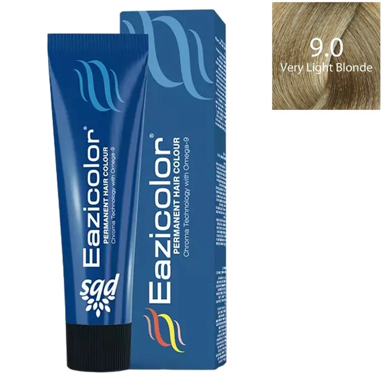 Eazicolor Tube 9.0 Very Light Blonde 60ML