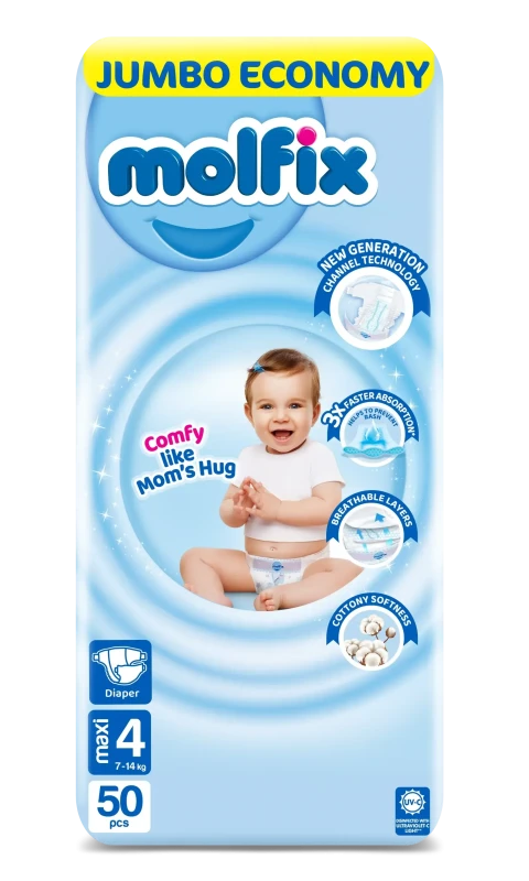 Molfix Baby Diapers L-4 50P