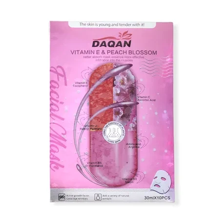 Daqan Sheet Mask Vitamin E Peach Blossom DMM-06