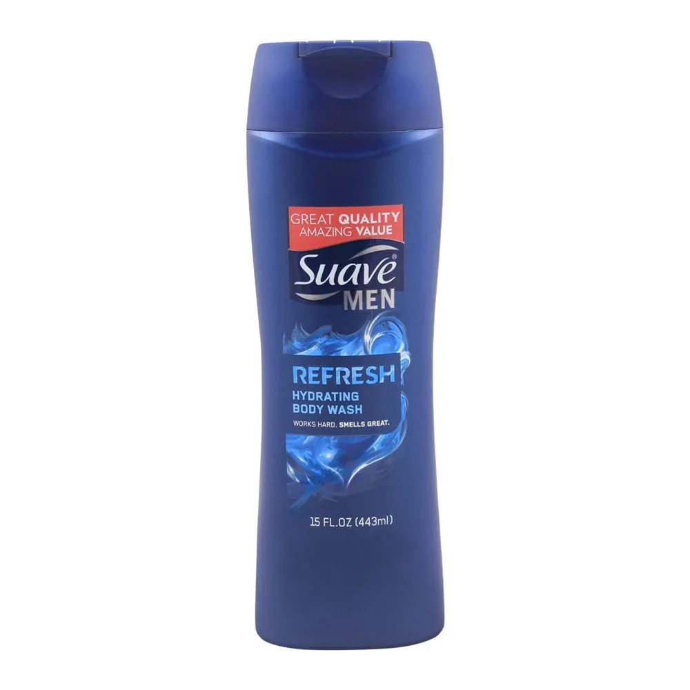 Suave B-Wash Men Refresh 443ML