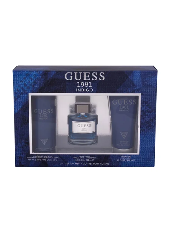 Guess Gift Set For Men 1981 Indigo