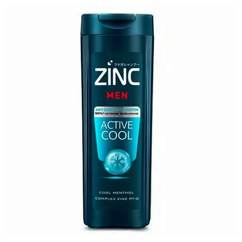 Zinc Shampoo Men Active Cool 340ML