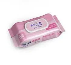 Nexton Baby Wipes Regular Pink 64PCS