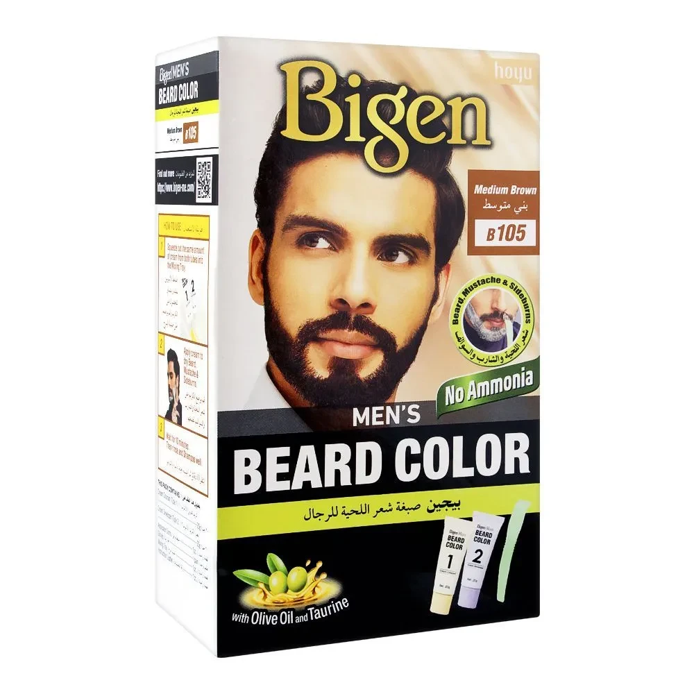 Bigen Men Color Beard Men Brown 105