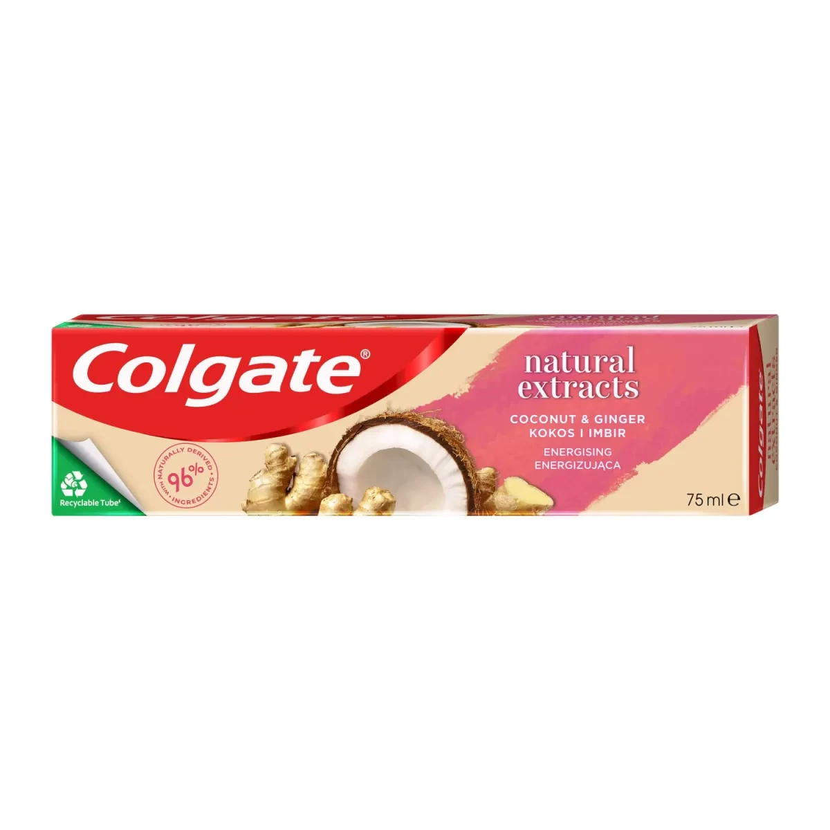 Colgate Toothpaste Natural Extract Coconut Ginger 75ML