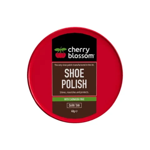 Cherry Blossom Shoe Polish Dark Tan 40G