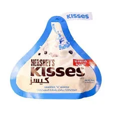 Hershey's Kisses Chocolate Pouch Cookies And Cream 150G