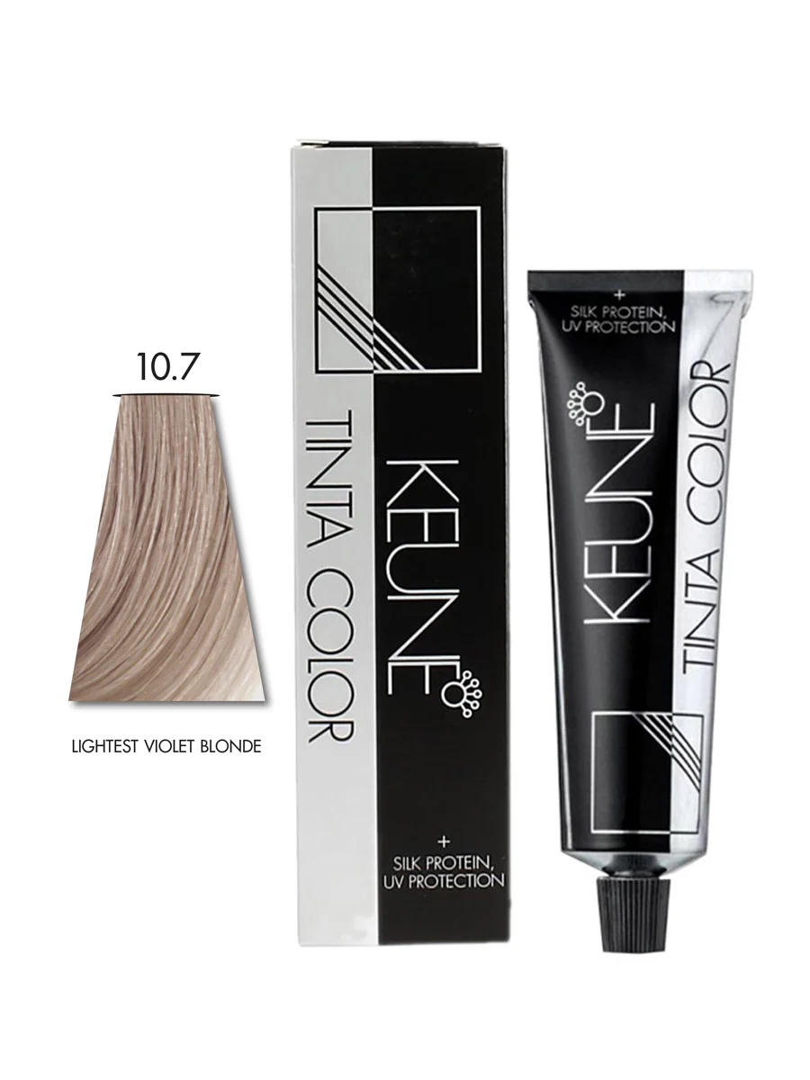 Keune Color Tinta 10.7 Lightest Violet Blonde