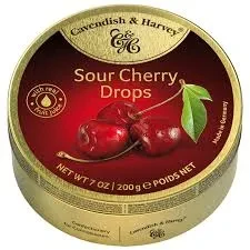 Cavendish Harvey Germany Candy Sour Cherry Drops 130G