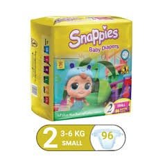 Snappies Baby Diapers S-2 96P