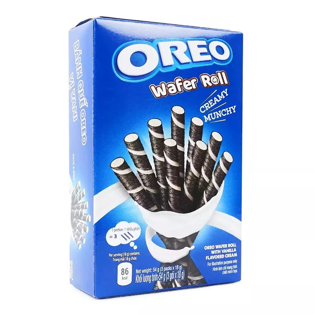 Oreo Wafer Roll Creamy Munchy 18G