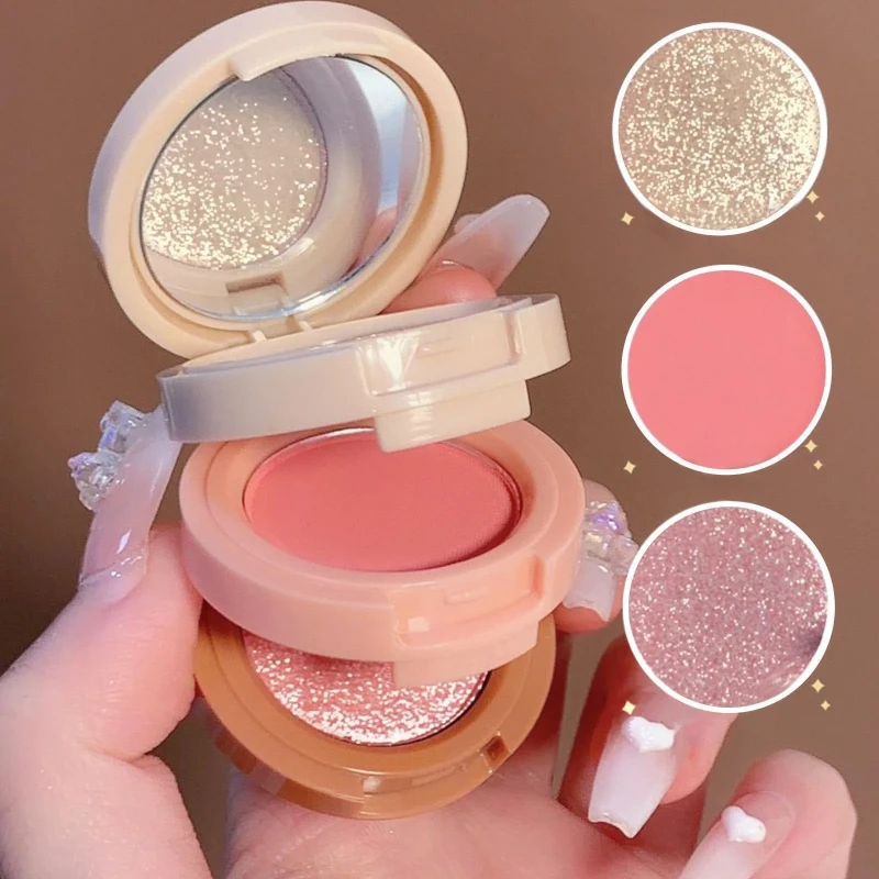 Msyaho 3IN1Blusher +Highlighter