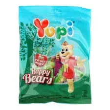 Yupi Jelly Pouch Happy Bears 110G