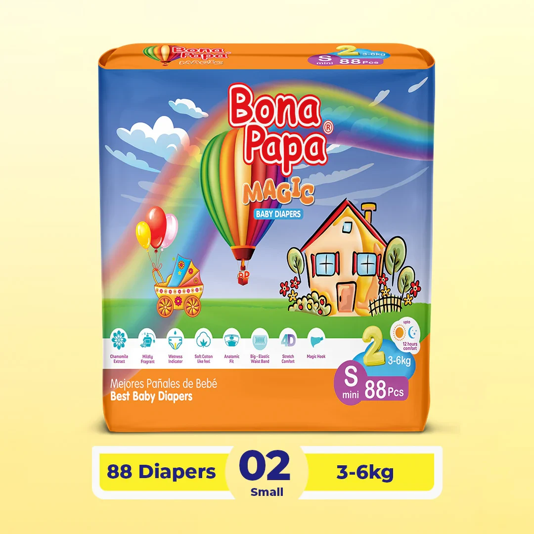 Bona Papa Diaper 2-S 88P