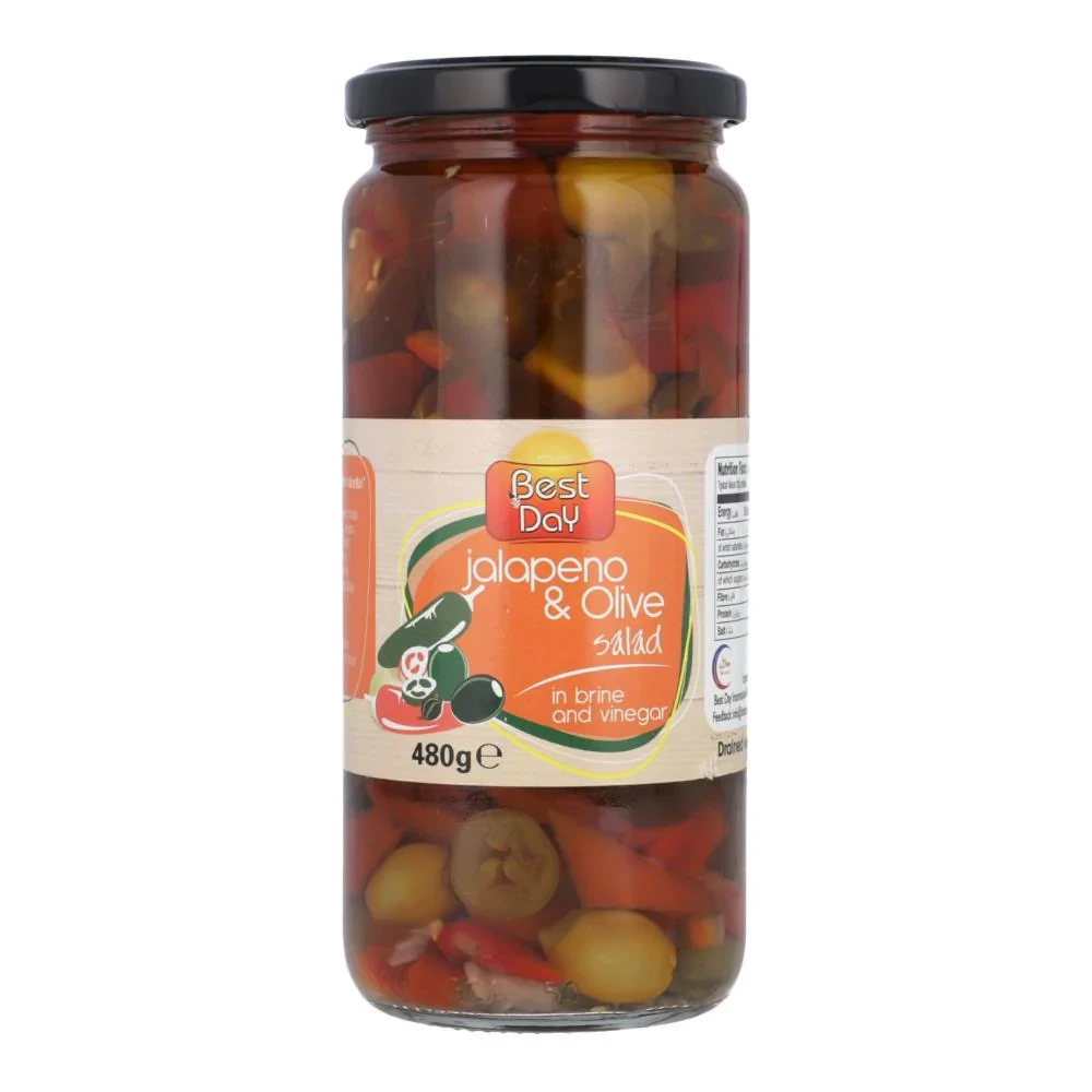 Best Day Pickle Jalapeno And Olive Salad 480G