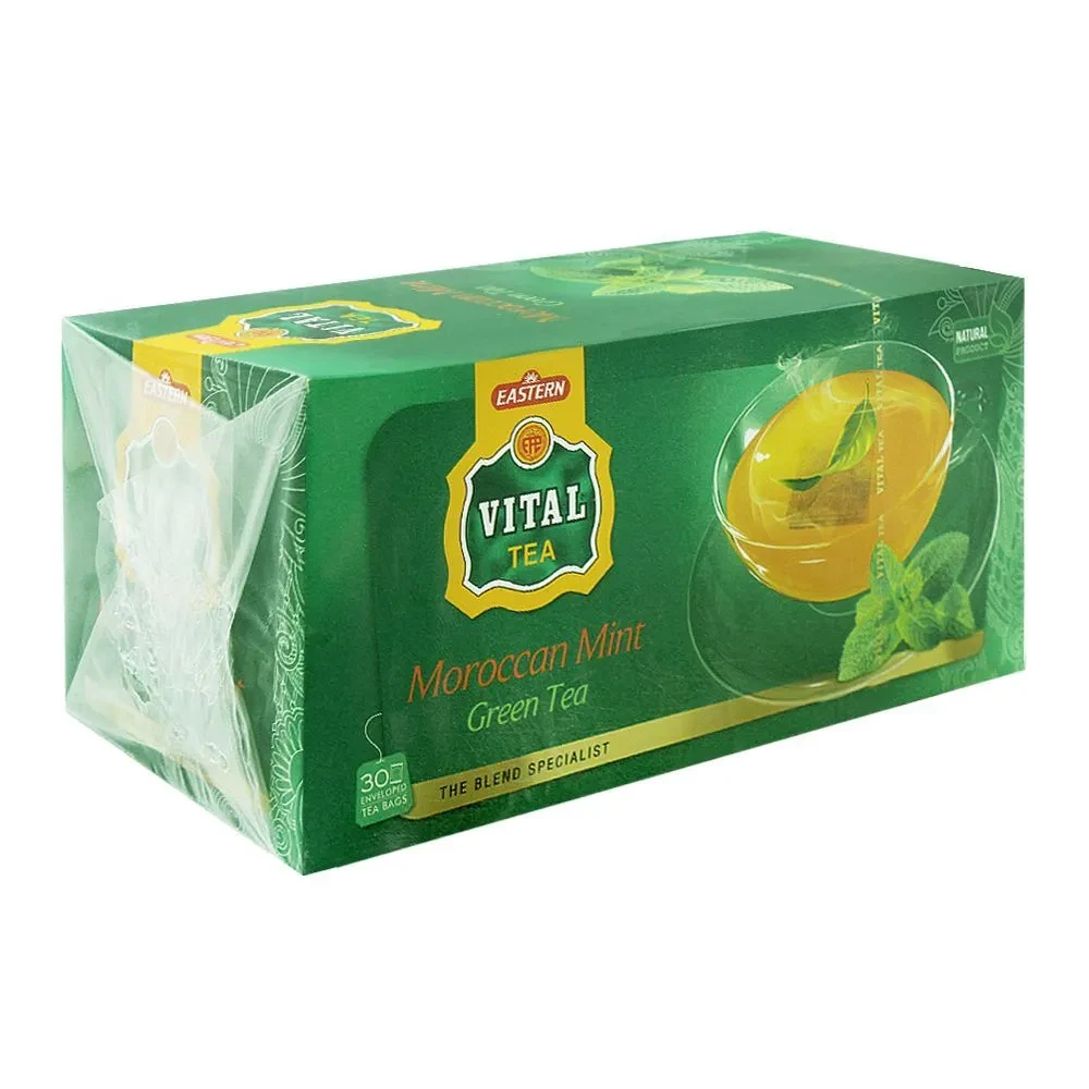 Vital Green Tea Bags Moroccan Mint 30P