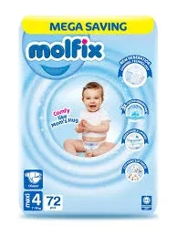 Molfix Baby Diapers L-4 72P