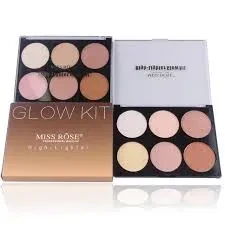 Miss Rose Highlighter Kit 6 Color 7003-219N1 Glow