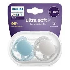 Avent Soother Natural 6-18M Single Box