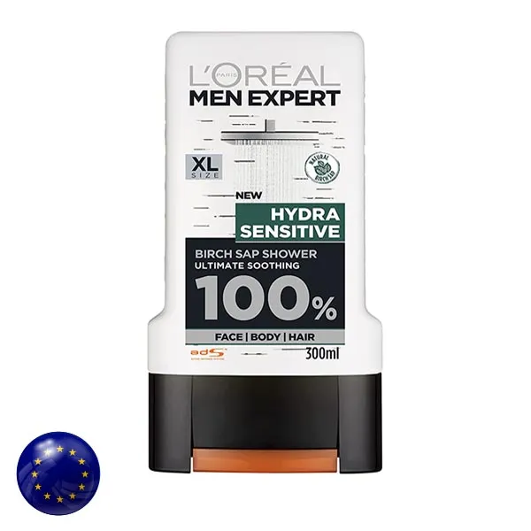 Loreal Body Wash Men Expert Hydra Sensitive 300Ml