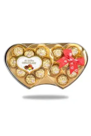 Sweet Heart Chocolate Gift T16 Double Heart