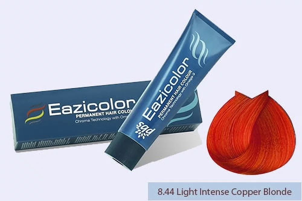 Eazicolor Tube 8.44 Light Intense Copper Blonde 60ML