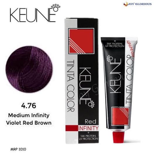 Keune Color Tinta 4.76RI Medium Infinity Violet Red Brown