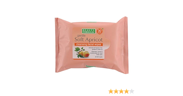 Beauty Formulas Facial Wipes 30S Soft Apricot