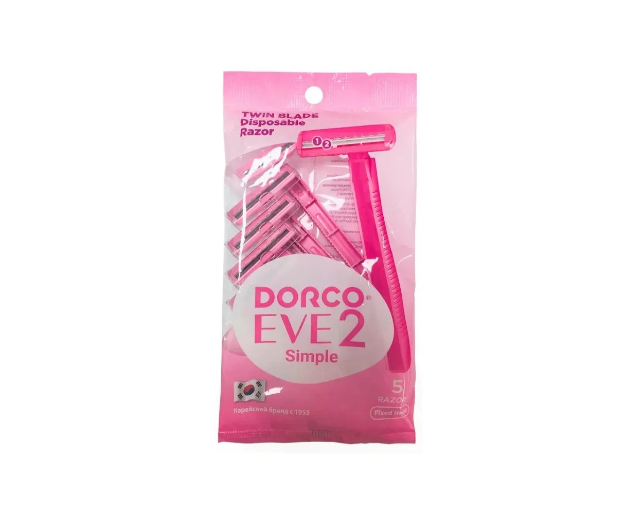 Dorco  Razors Ladies EVE 2Simple 5 Picks