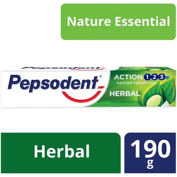 Pepsodent T-Paste Action 123 Herbal 190G