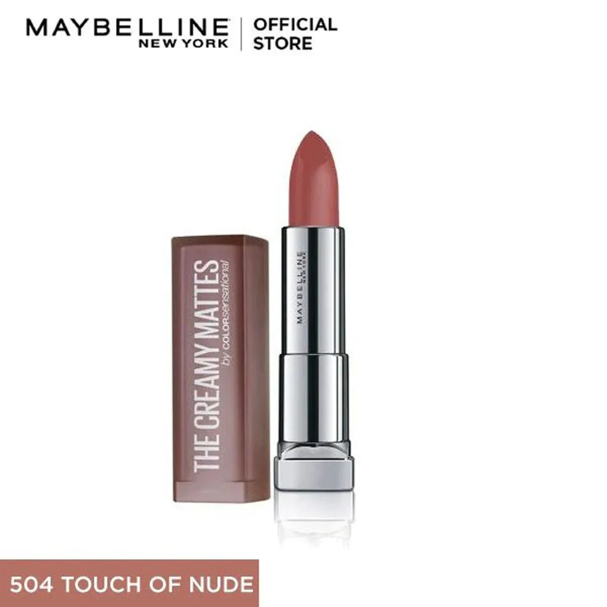 Maybelline Lipstick Sensational Creamy Matte 504