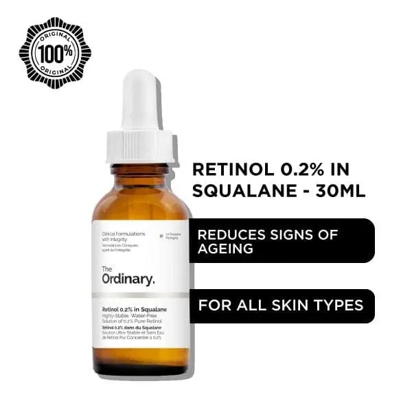 The Ordinary Face Serum Original Retinol 0.2% In Squalane 30ML