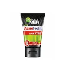 Garnier Face Wash Men Acno Fight Scrub Foam 100ML