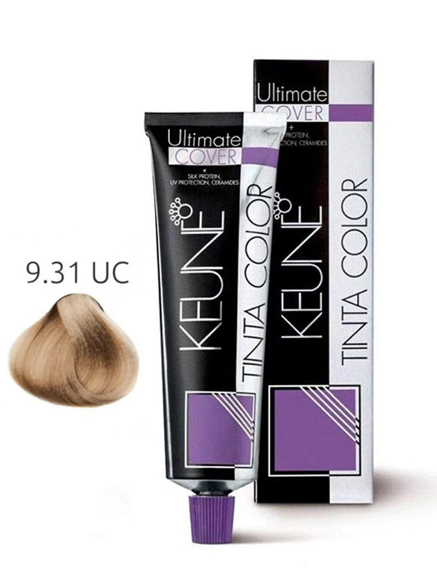 Keune Color Tinta 9.31UC Very Light Golden Ash Blonde