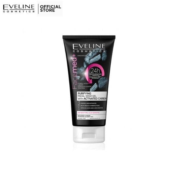 Eveline Facial Wash Gel Activited Carbon 150ml