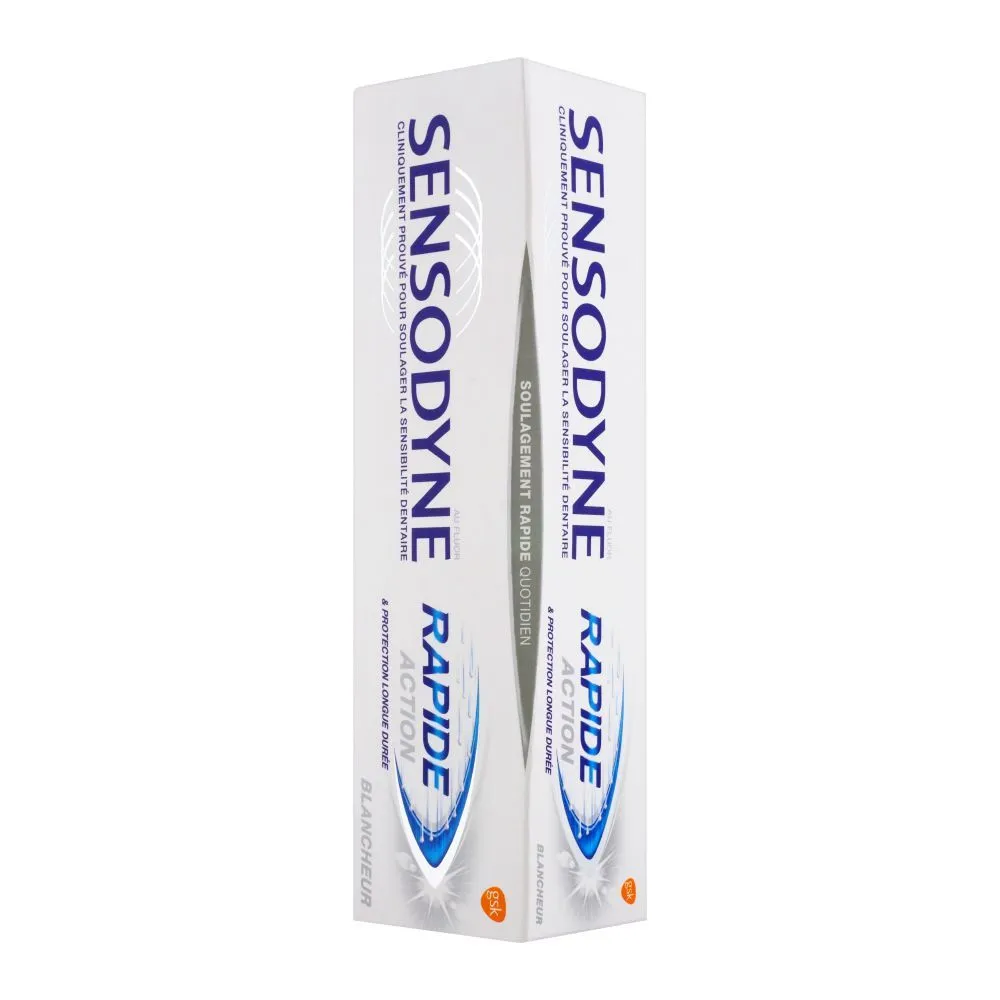 Sensodyne ToothPaste Rapid Action Blancheur 75ML