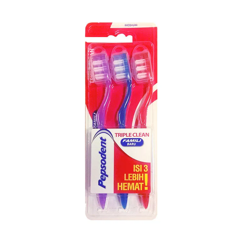 Pepsodent T-Brush Tripple Clean 3S