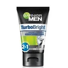 Garnier Face Wash Men Turbo Bright 2in1 100ML