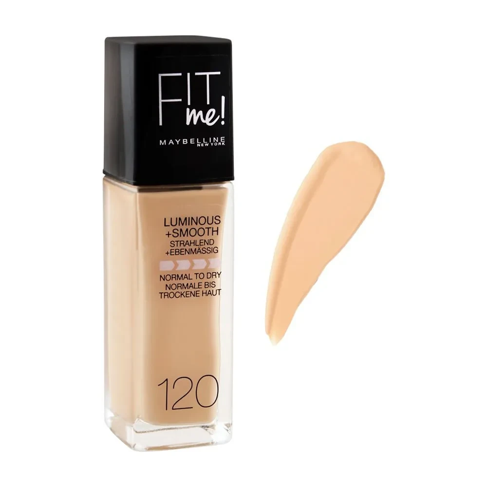 Maybelline Foundation Fit Me Glass 120 Classic Ivory 30ML