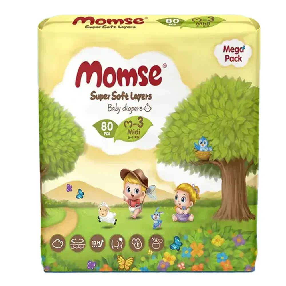 Momse  Daipers 3-M 80P