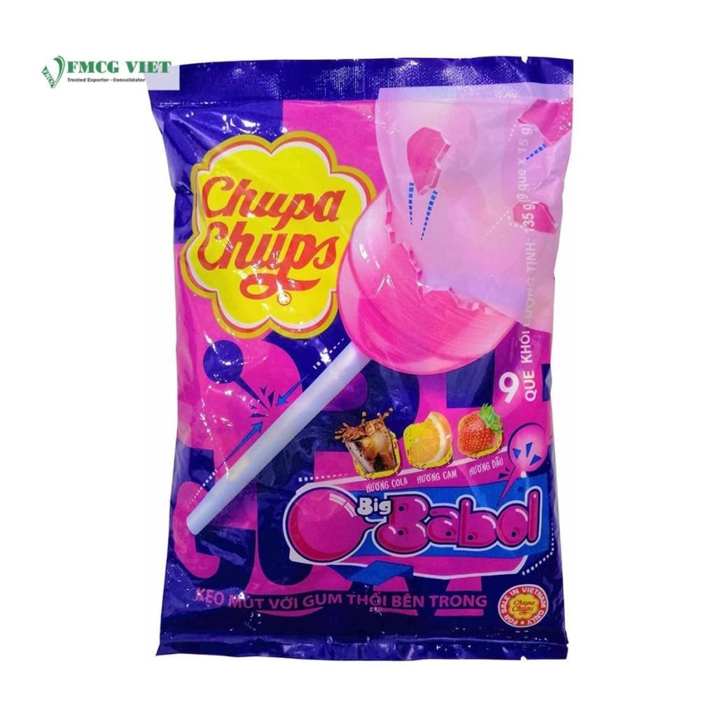 Chupa Chups Big Babool Lollypop 135G