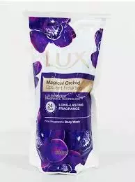 Lux Body Wash Refil Pouch Magical Orchid 600ML