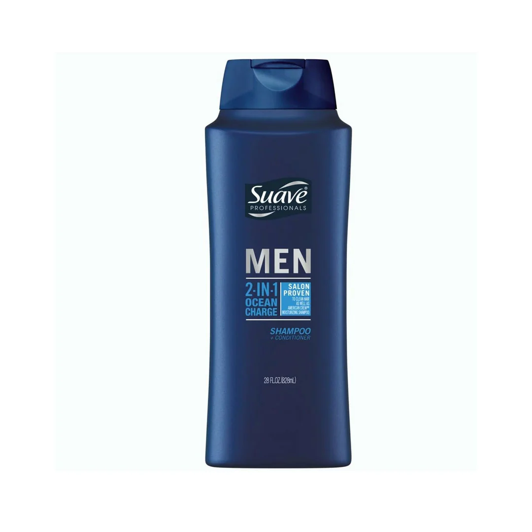 Suave Shampoo Men 2 in 1 Ocean Charge 828ML