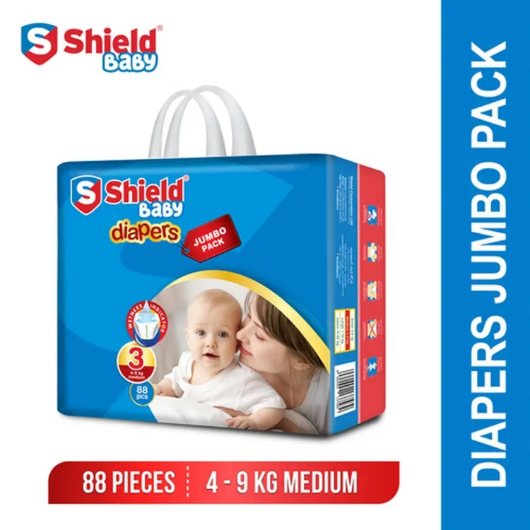 Shield Diapers 3-M 88P